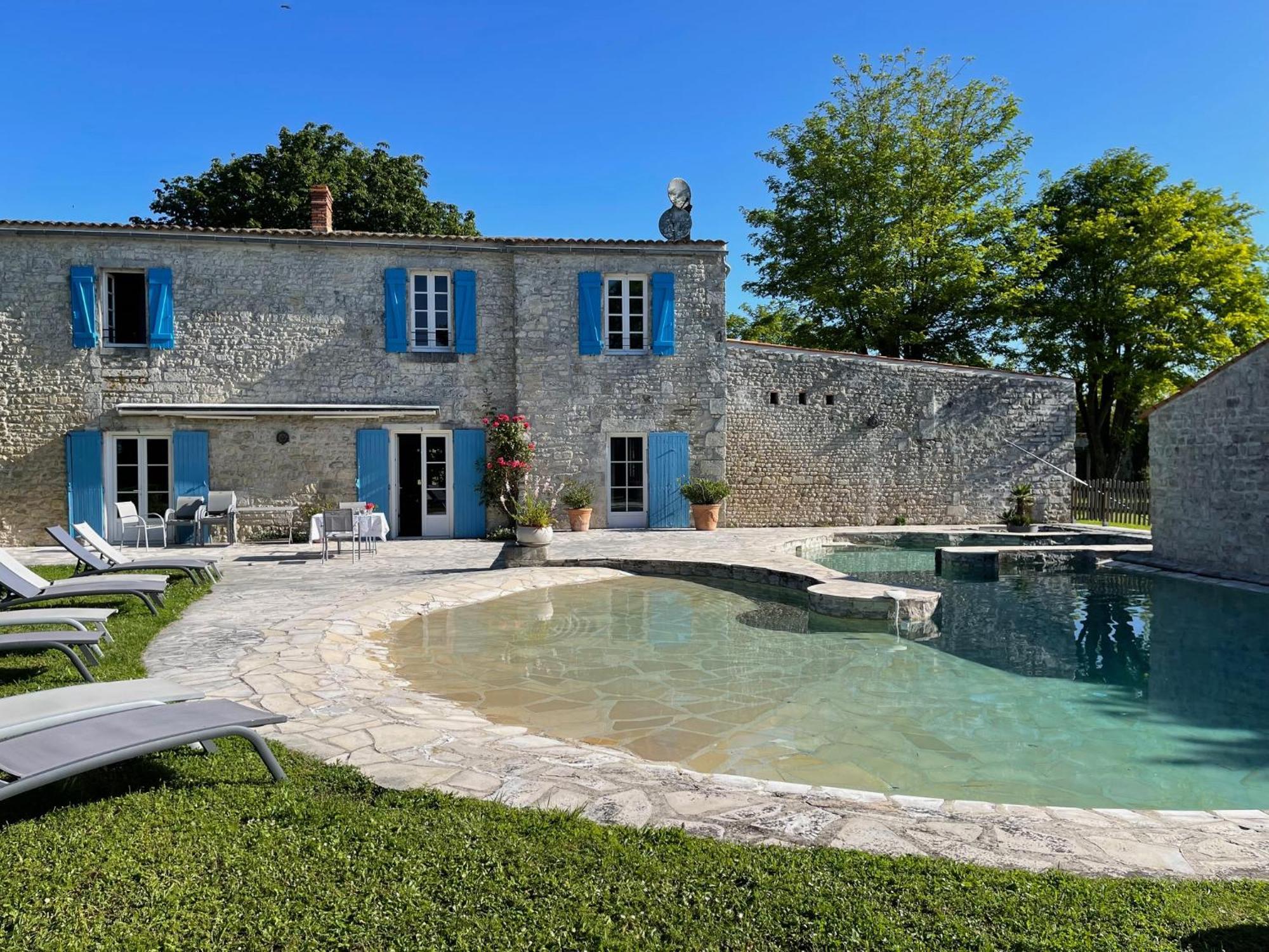 Bed and Breakfast Logis Saint Léonard Dompierre-sur-Mer Esterno foto